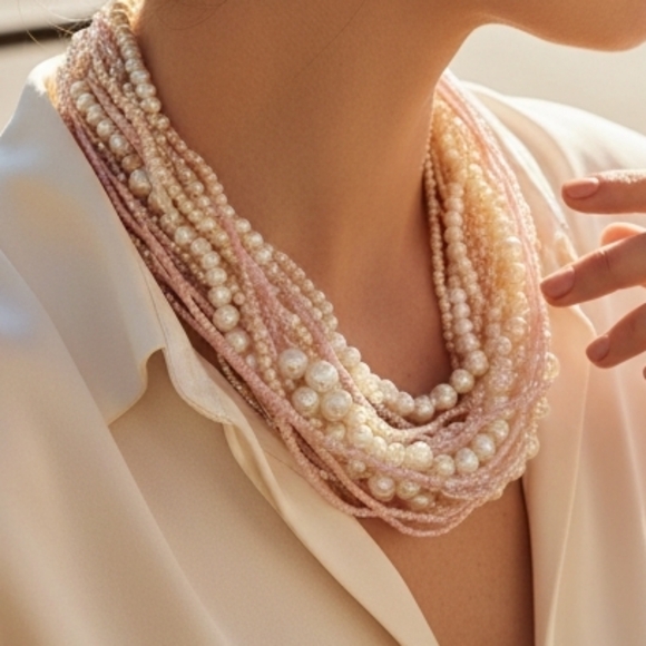Jewelry - Pearl and Bead Necklace